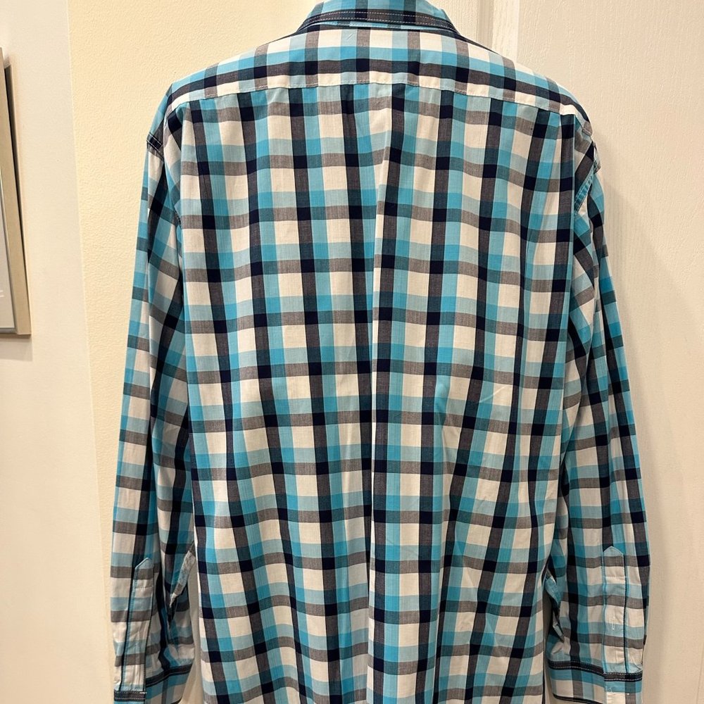 Cremieux Casual Long Sleeve Button Down Shirt XXL Excellent Like New